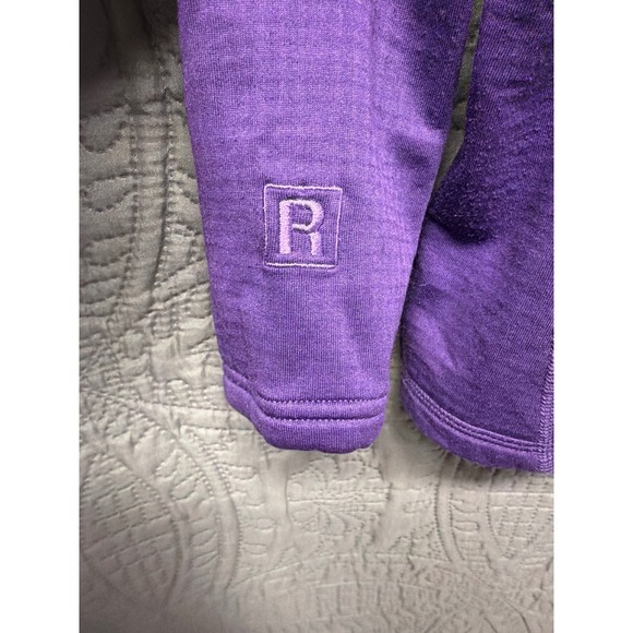 Patagonia R1 Fleece Jacket Purple Polartec Power Dry Women's Size S Zip Up - Picture 9 of 10